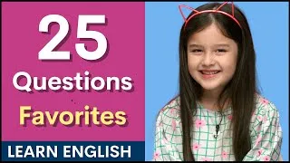 Aria Shares Her FAVORITE Things And Surprising Answers | 25 Questions to Learn English