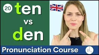 Practice Your English Pronunciation /t/ vs /d/ Sounds | Course #20