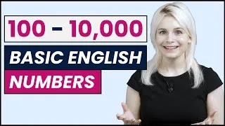 100 - 10,000 English Numbers | Learn and Practice Pronunciation and Spelling