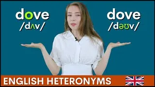 Learn the English Heteronym DOVE with Pronunciation and Practice Sentences