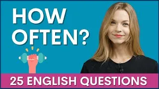 25 HOW OFTEN Questions about Fitness | English Interview to Practice Grammar