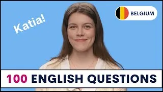 100 English Questions with Katia | English Interview with Answers