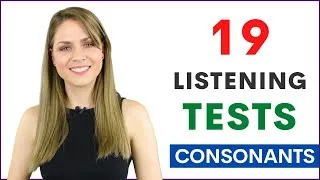 19 Listening Practice Tests Learn How To Pronounce English Consonant Sounds