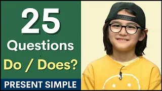 25 DO / DOES English Grammar Questions | Simple Present Tense