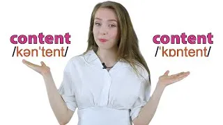 Content vs Content | Heteronym | Improve Your English Vocabulary and Pronunciation