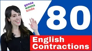 80 Common English Contractions For Your Spoken English | PRACTICE PRACTICE PRACTICE