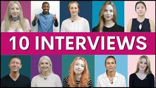10 Interviews | Learn English Questions and Answers