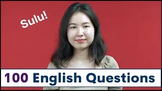 100 English Questions with SULU | English Interview with Questions and Answers