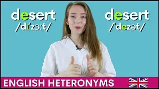 Learn the English Heteronym DESERT with Pronunciation and Practice Sentences