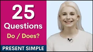 25 Present Simple Tense Questions | Learn English Grammar