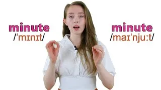 Minute vs Minute | Improve Your English Vocabulary and Pronunciation