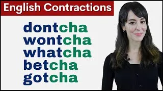 Learn English Contractions using YOU | Grammar and Pronunciation