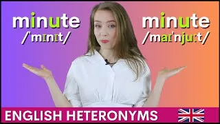 Learn the English Heteronym MINUTE with Pronunciation and Practice Sentences