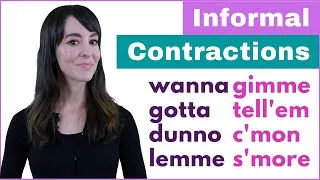 8 Common Informal Contractions You MUST Learn to Speak English