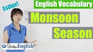 English Vocabulary: Monsoon Season