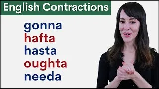 Learn English Contractions using TO | Grammar and Pronunciation