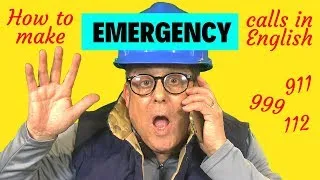 How to make an emergency call in English