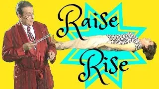 Raise and Rise - Transitive and Intransitive verbs