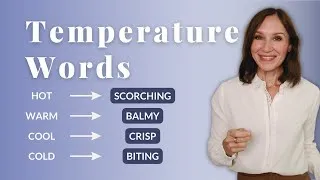 How to Talk About the Temperature in English | Descriptive Adjectives