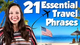 🌎Top MOST Important Travel Phrases in English✈