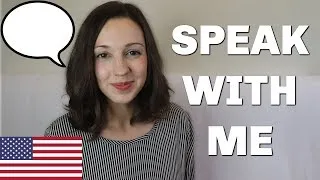 SPEAK WITH ME in English: Daily Conversation Lesson