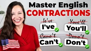 Master English Contractions: English speaking lesson