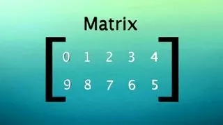 How to organize, add and multiply matrices - Bill Shillito