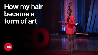 Wild, Intricate Sculptures — Made Out of My Hair | Laetitia Ky | TED