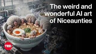 The Weird and Wonderful Art of Niceaunties | Niceaunties | TED