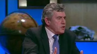 Gordon Brown on global ethic vs. national interest