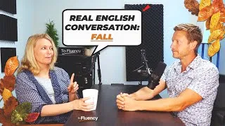 English Conversation: Let's Talk about Fall/Autumn (British & American English with subtitles)