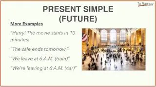 Using the Present Simple to Talk about the Future (And a Bonus Idiom)