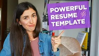 How to write a strong resume/CV (WITH A TEMPLATE) (Get Accepted to Your Dream University Part #10)
