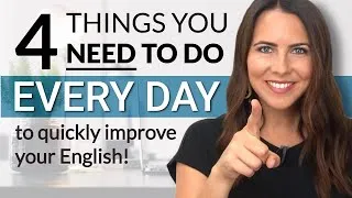 Everyday habits to improve your English