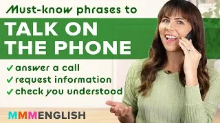 Must-know Phone Phrases ☎️ Talk Confidently On The Telephone in English!