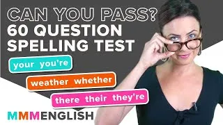 LISTENING & SPELLING Test! | Can YOU pass? | Common English Words That Sound The Same