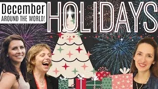 English Lesson | December Holidays Around The World 🎄🌏🎅🏼
