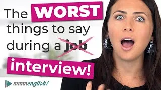 The WORST things to say in a job interview 🤦‍♀️