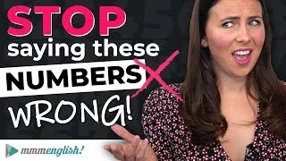 STOP saying numbers wrong! ❌ English Pronunciation Lesson